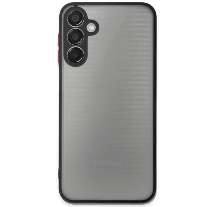 BUĞZ Samsung Galaxy A16 5g Kılıf Montreal Silikon Kapak - Siyah