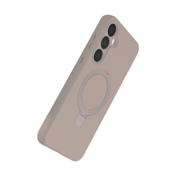 BUĞZ Samsung Galaxy A16 5g Regal Magsafe Standlı Kapak - Çöl Titanyum