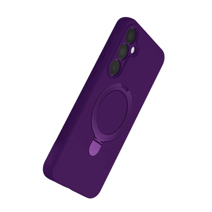 BUĞZ Samsung Galaxy A16 5g Regal Magsafe Standlı Kapak - Derin Mor