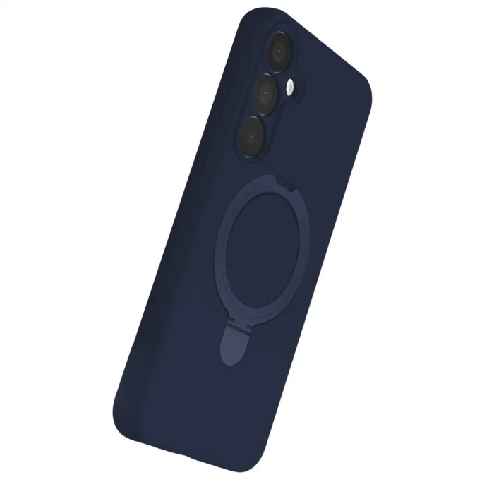 BUĞZ Samsung Galaxy A16 5g Regal Magsafe Standlı Kapak - Lacivert