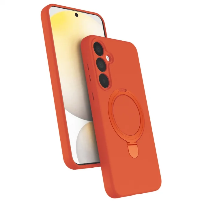 BUĞZ Samsung Galaxy A16 5g Regal Magsafe Standlı Kapak - Turuncu