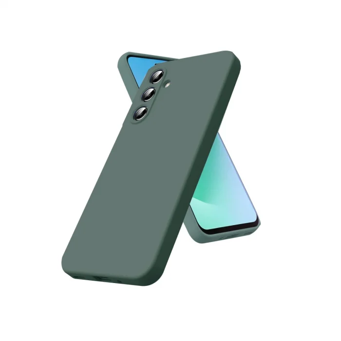 BUĞZ Samsung Galaxy A17 5g Nano İçi Kadife Silikon - Koyu Yeşil