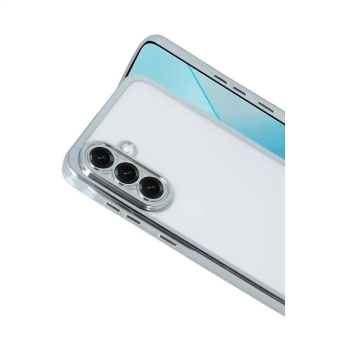 BUĞZ Samsung Galaxy A17 5g Razer Lensli Silikon - Gümüş