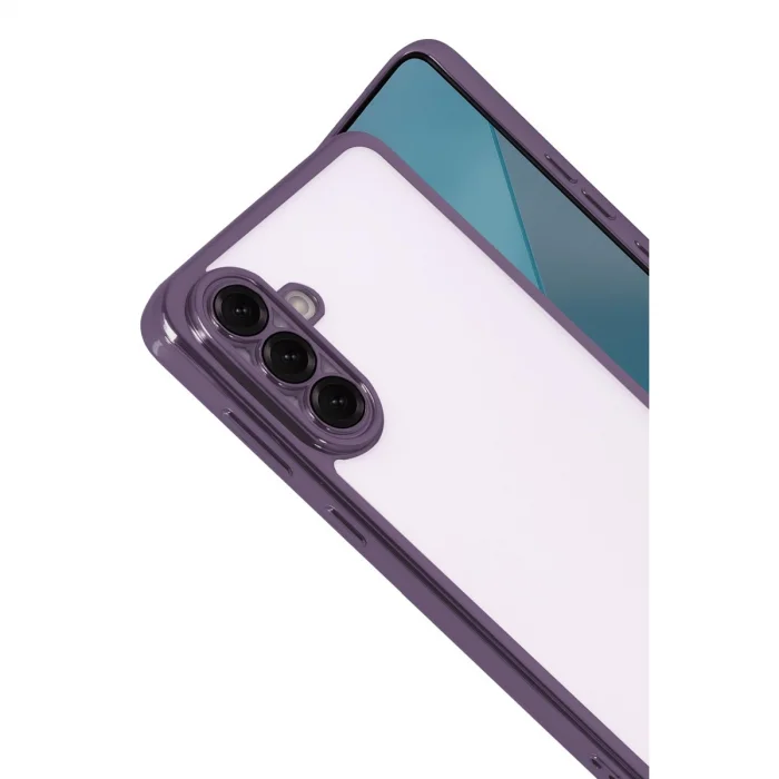 BUĞZ Samsung Galaxy A17 5g Razer Lensli Silikon - Mor