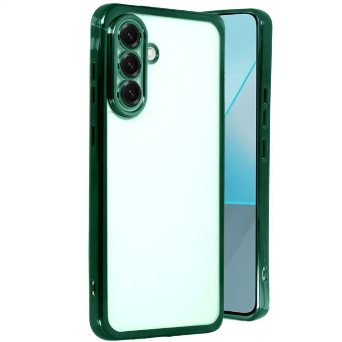 BUĞZ Samsung Galaxy A17 5g Razer Lensli Silikon - Yeşil