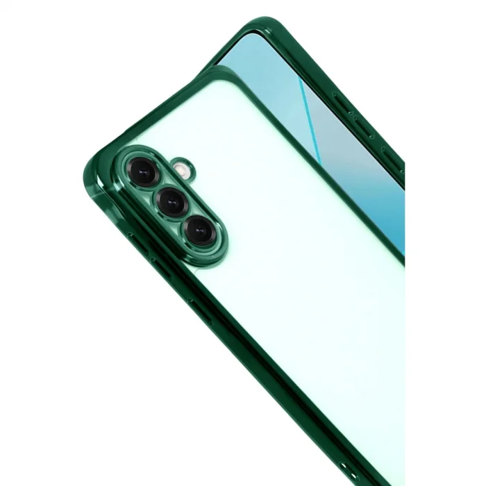 BUĞZ Samsung Galaxy A17 5g Razer Lensli Silikon - Yeşil