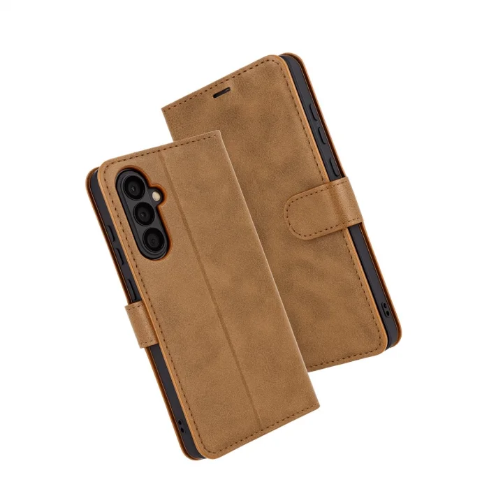 BUĞZ Samsung Galaxy A17 5g Trend S Plus Kapaklı Kılıf - Taba