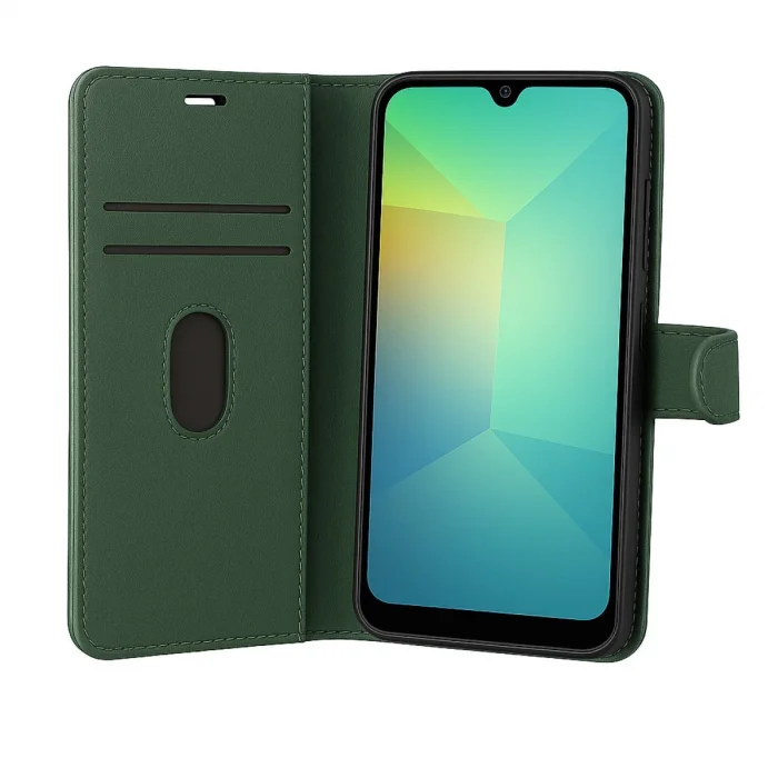 BUĞZ Samsung Galaxy A17 5g Trend S Plus Kapaklı Kılıf - Yeşil