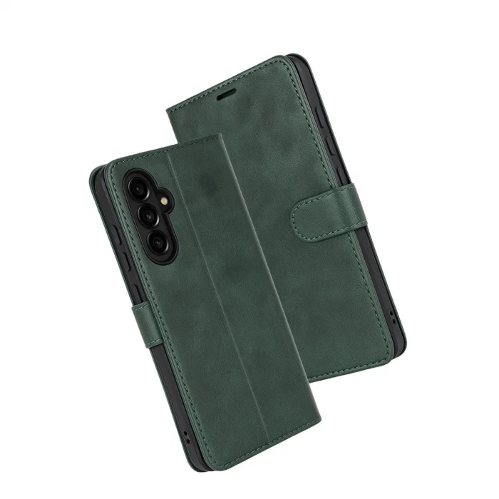 BUĞZ Samsung Galaxy A17 5g Trend S Plus Kapaklı Kılıf - Yeşil