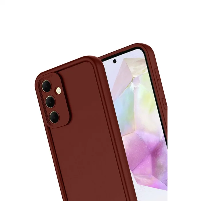 BUĞZ Samsung Galaxy A17 5g Viera Silikon - Bordo