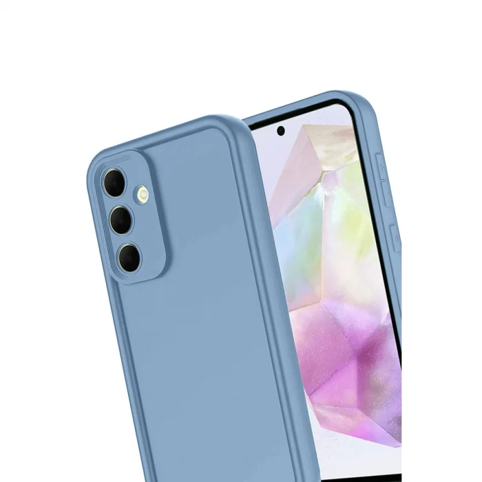 BUĞZ Samsung Galaxy A17 5g Viera Silikon - Mavi