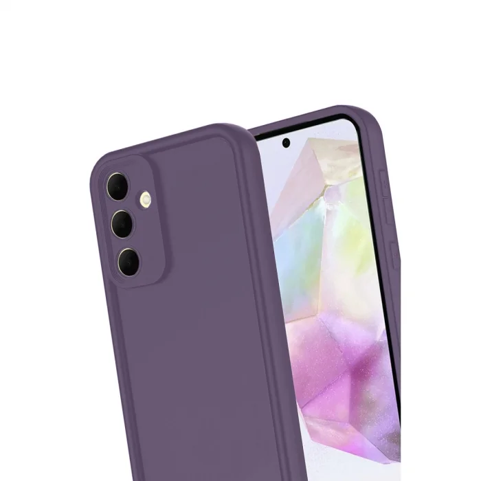 BUĞZ Samsung Galaxy A17 5g Viera Silikon - Mürdüm