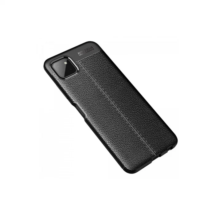 BUĞZ Samsung Galaxy A22 Kılıf Auto Focus Kapak - Siyah