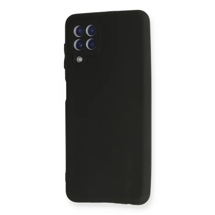 BUĞZ Samsung Galaxy A22 Kılıf First Silikon - Siyah