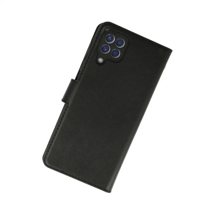 BUĞZ Samsung Galaxy A22 Kılıf Trend S Plus Kapaklı Kılıf - Siyah