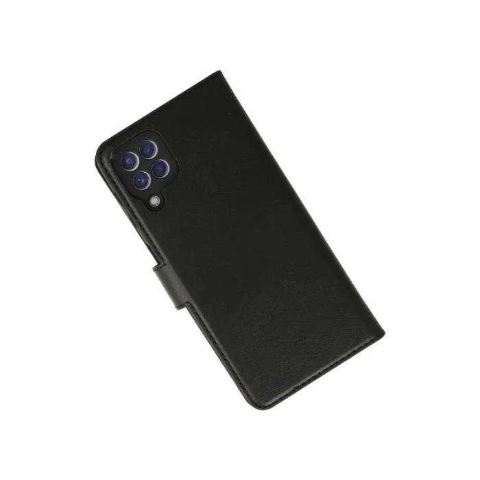 BUĞZ Samsung Galaxy A22 Kılıf Trend S Plus Kapaklı Kılıf - Siyah