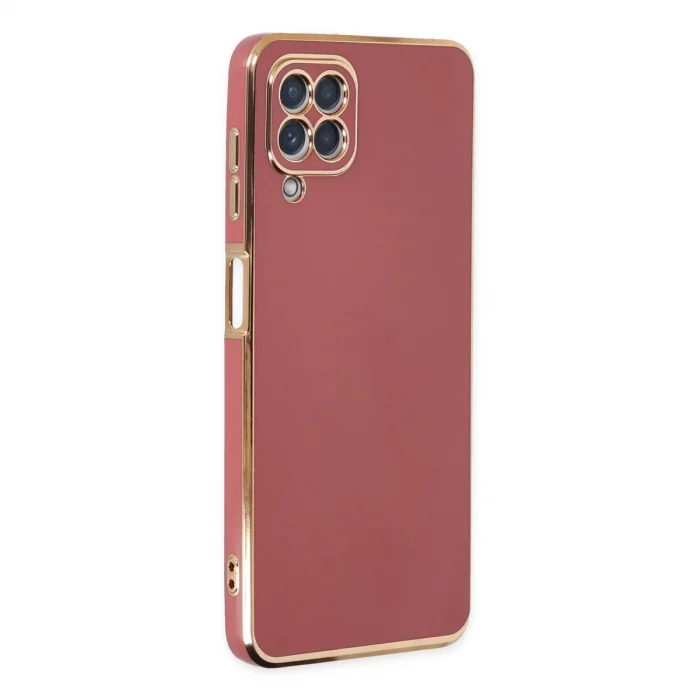 BUĞZ Samsung Galaxy A22 Kılıf Volet Silikon - Kırmızı