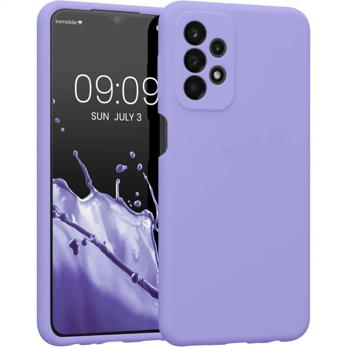 BUĞZ Samsung Galaxy A23 4g Kılıf First Silikon - Lila