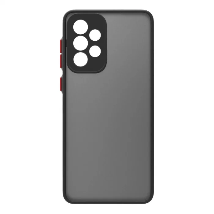 BUĞZ Samsung Galaxy A23 4g Kılıf Montreal Silikon Kapak - Siyah