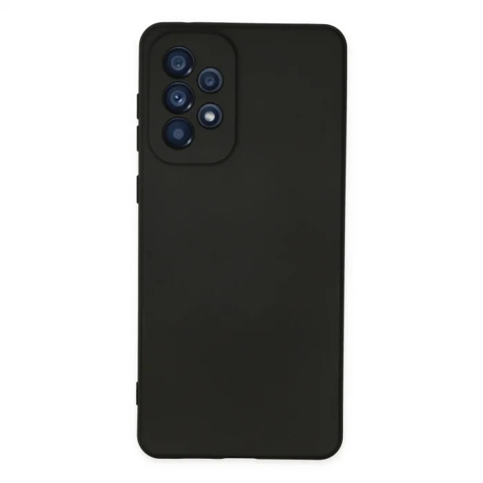 BUĞZ Samsung Galaxy A23 4g Kılıf Nano İçi Kadife Silikon - Siyah