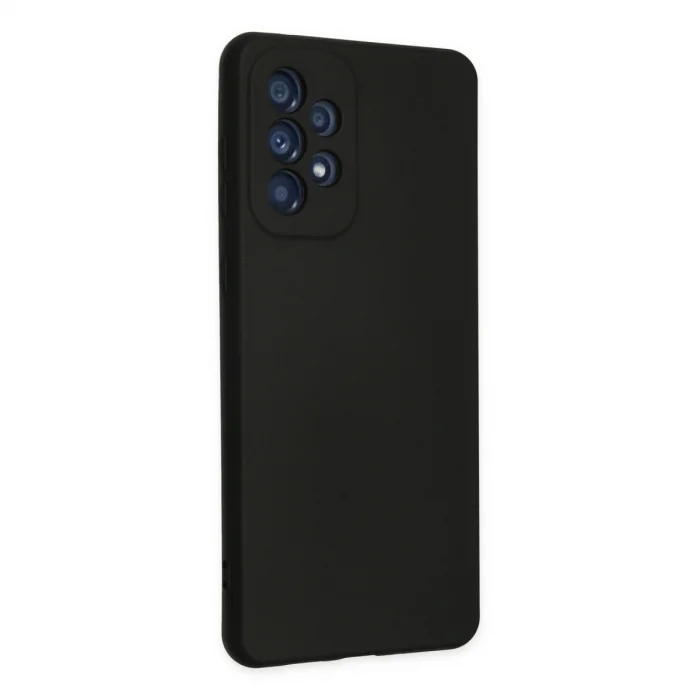 BUĞZ Samsung Galaxy A23 4g Kılıf Nano İçi Kadife Silikon - Siyah