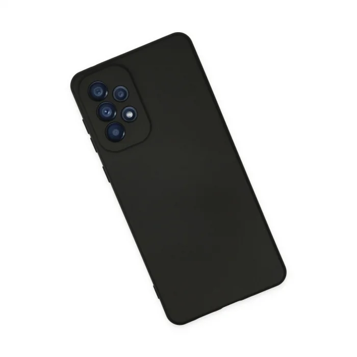 BUĞZ Samsung Galaxy A23 4g Kılıf Nano İçi Kadife Silikon - Siyah