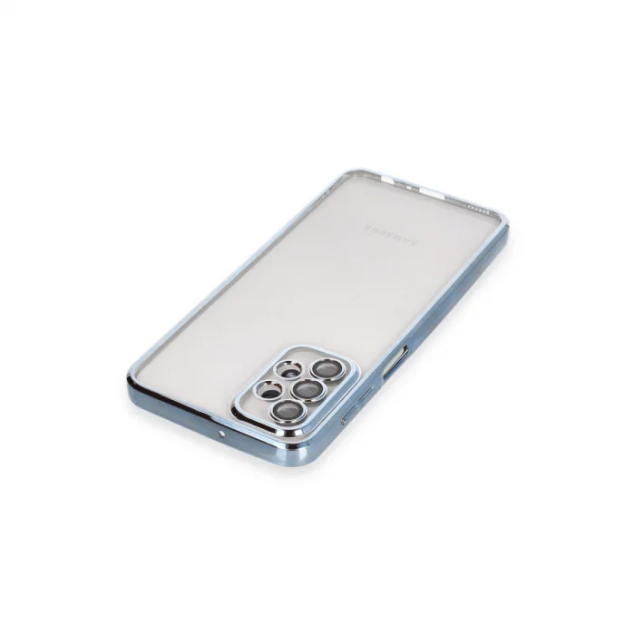 BUĞZ Samsung Galaxy A23 4g Kılıf Razer Lensli Silikon - Açık Mavi