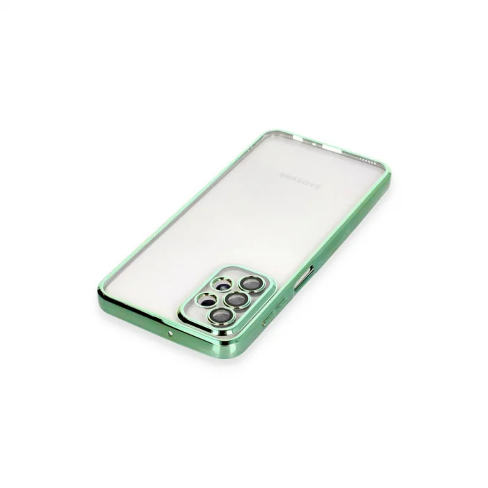BUĞZ Samsung Galaxy A23 4g Kılıf Razer Lensli Silikon - Yeşil