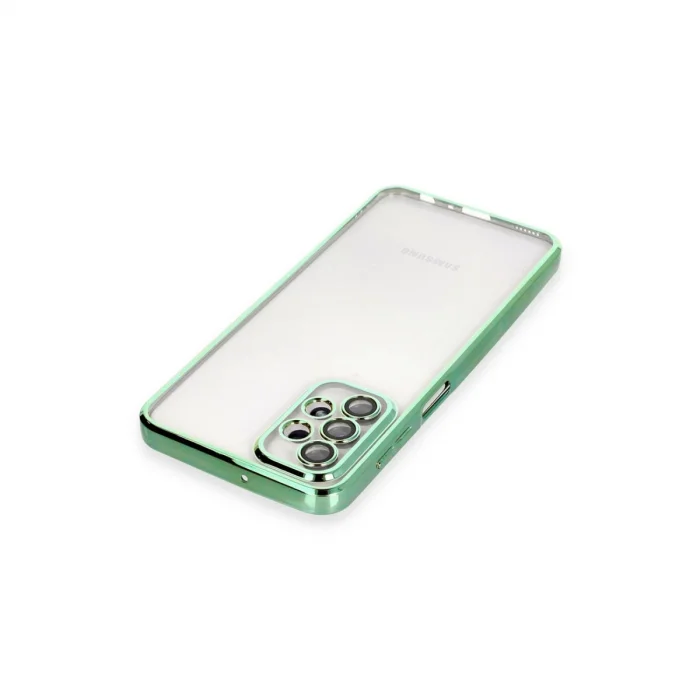 BUĞZ Samsung Galaxy A23 4g Kılıf Razer Lensli Silikon - Yeşil