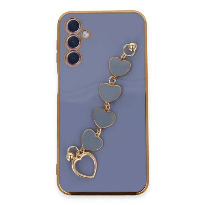 BUĞZ Samsung Galaxy A24 4g Kılıf Esila Silikon - Gri