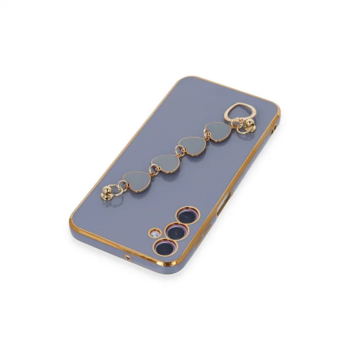 BUĞZ Samsung Galaxy A24 4g Kılıf Esila Silikon - Gri