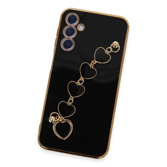 BUĞZ Samsung Galaxy A24 4g Kılıf Esila Silikon - Siyah