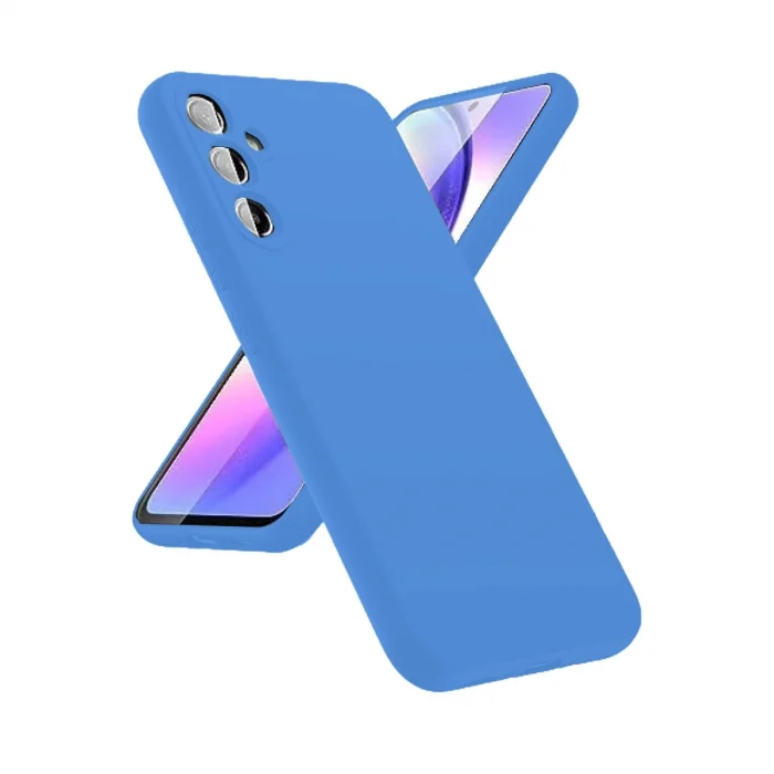 BUĞZ Samsung Galaxy A24 4g Kılıf First Silikon - Mavi