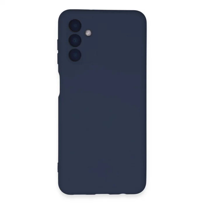 BUĞZ Samsung Galaxy A24 4g Kılıf Nano İçi Kadife Silikon - Lacivert