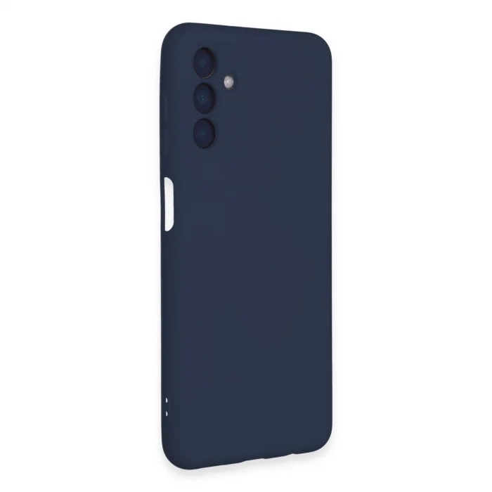 BUĞZ Samsung Galaxy A24 4g Kılıf Nano İçi Kadife Silikon - Lacivert