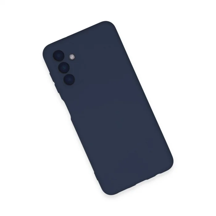 BUĞZ Samsung Galaxy A24 4g Kılıf Nano İçi Kadife Silikon - Lacivert