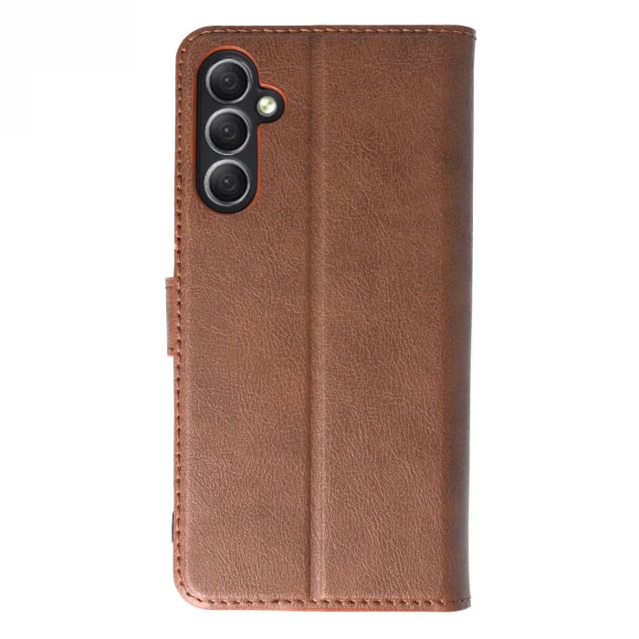 BUĞZ Samsung Galaxy A24 4g Kılıf Trend S Plus Kapaklı Kılıf - Taba