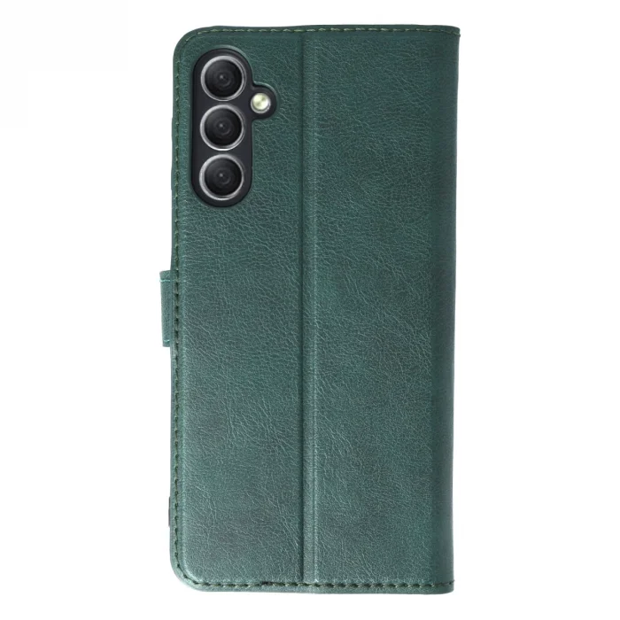 BUĞZ Samsung Galaxy A24 4g Kılıf Trend S Plus Kapaklı Kılıf - Yeşil