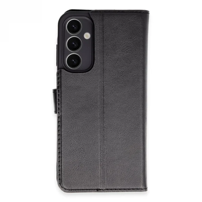 BUĞZ Samsung Galaxy A25 5g Kılıf Trend S Plus Kapaklı Kılıf - Siyah