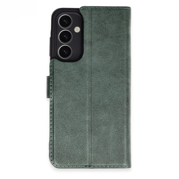 BUĞZ Samsung Galaxy A25 5g Kılıf Trend S Plus Kapaklı Kılıf - Yeşil