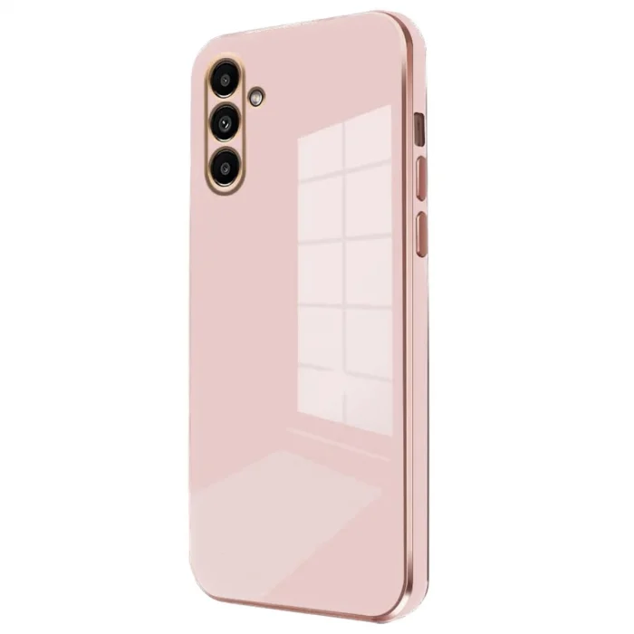 BUĞZ Samsung Galaxy A25 5g Kılıf Volet Silikon - Pembe