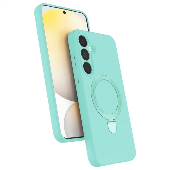BUĞZ Samsung Galaxy A25 5g Regal Magsafe Standlı Kapak - Su Yeşili