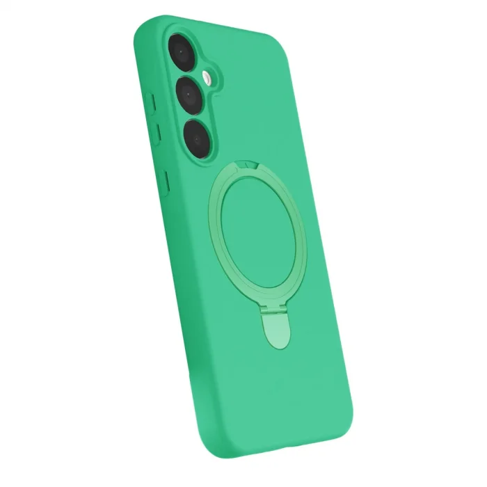 BUĞZ Samsung Galaxy A25 5g Regal Magsafe Standlı Kapak - Yeşil