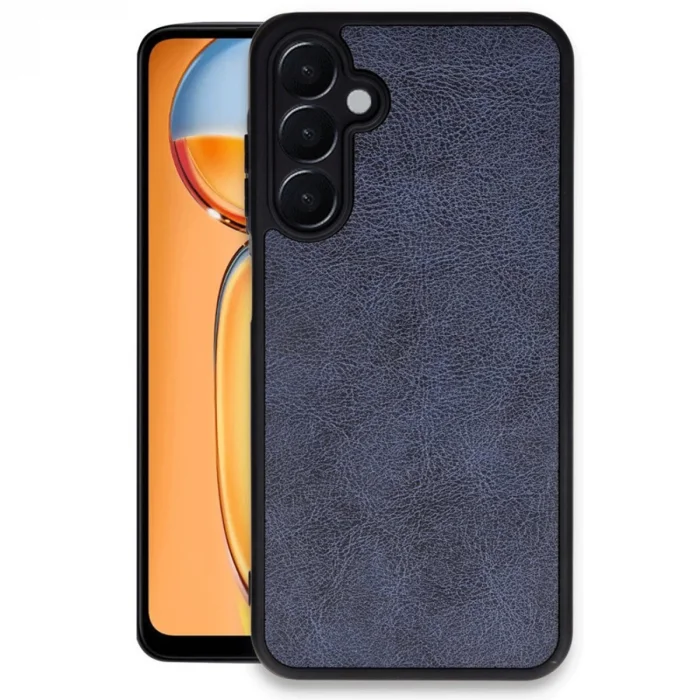 BUĞZ Samsung Galaxy A26 Kılıf Aras Deri Kapak - Lacivert