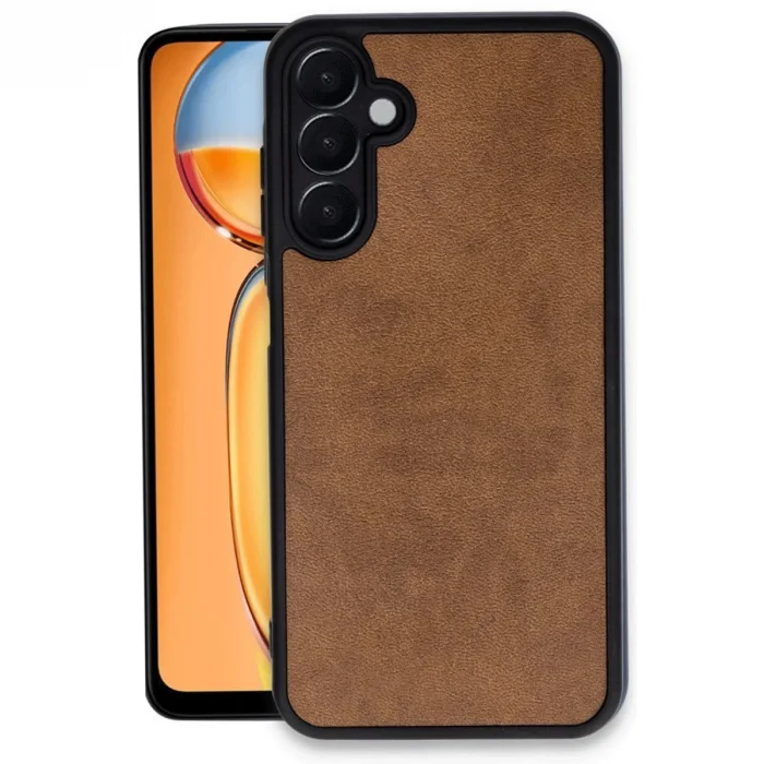 BUĞZ Samsung Galaxy A26 Kılıf Aras Deri Kapak - Taba