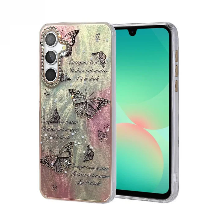 BUĞZ Samsung Galaxy A26 Kılıf Blade Aynalı Desenli Kapak - Desen 6