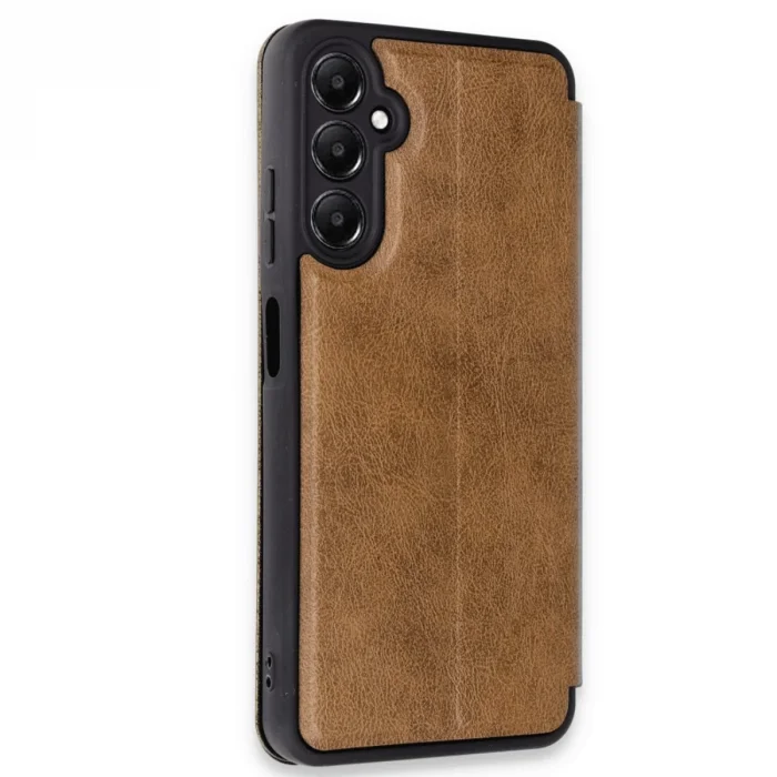 BUĞZ Samsung Galaxy A26 Kılıf Flip Cover - Taba