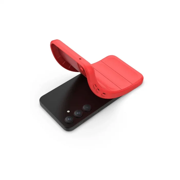 BUĞZ Samsung Galaxy A26 Kılıf Optimum Silikon - Kırmızı