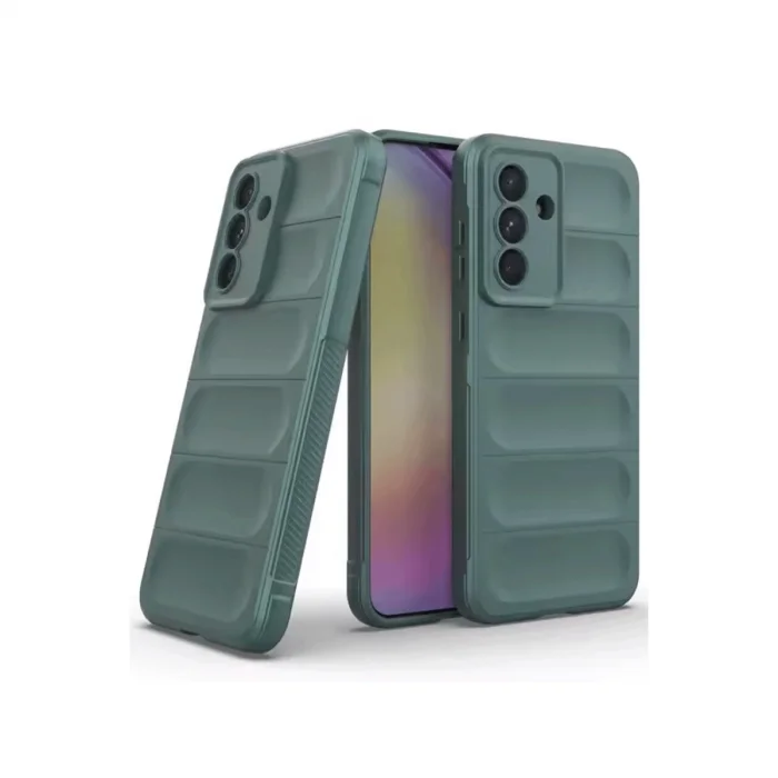 BUĞZ Samsung Galaxy A26 Kılıf Optimum Silikon - Koyu Yeşil