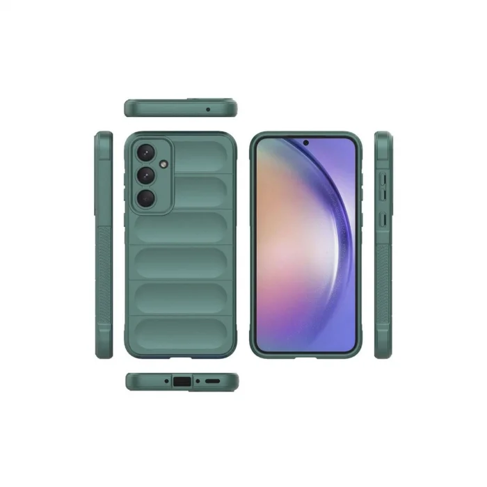 BUĞZ Samsung Galaxy A26 Kılıf Optimum Silikon - Koyu Yeşil